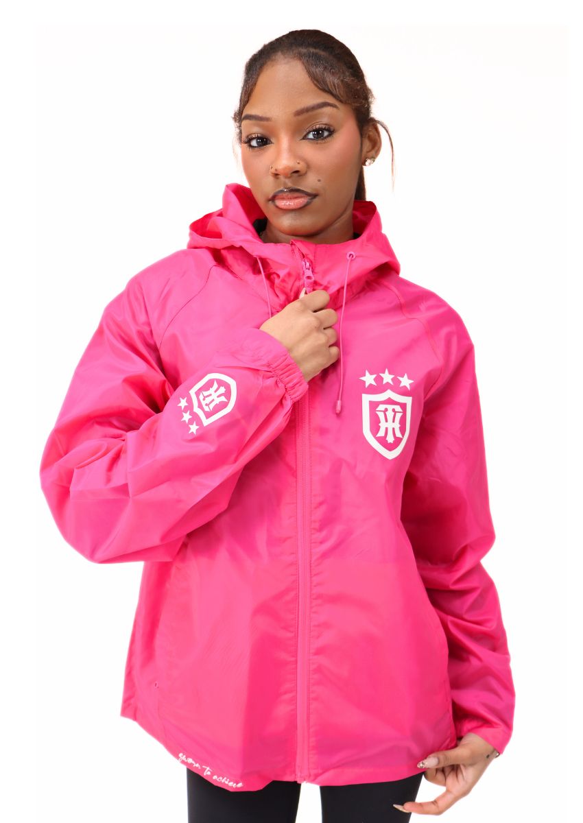 PINK WINDBREAKER WOMEN'S