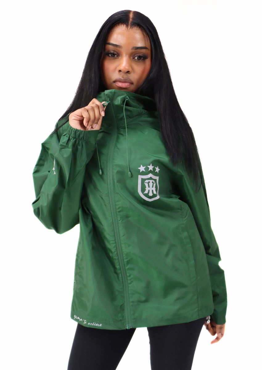 GREEN WINDBREAKER WOMEN'S