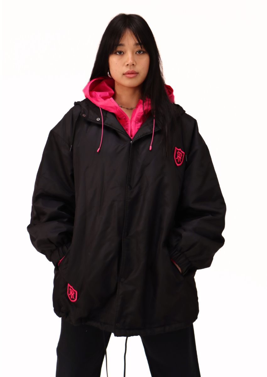 BLACK & PINK COAT WOMEN'S